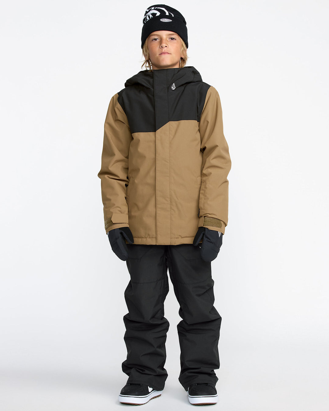 Volcom Barkley Ins Overall Youth Snow Bib 2026 | Black