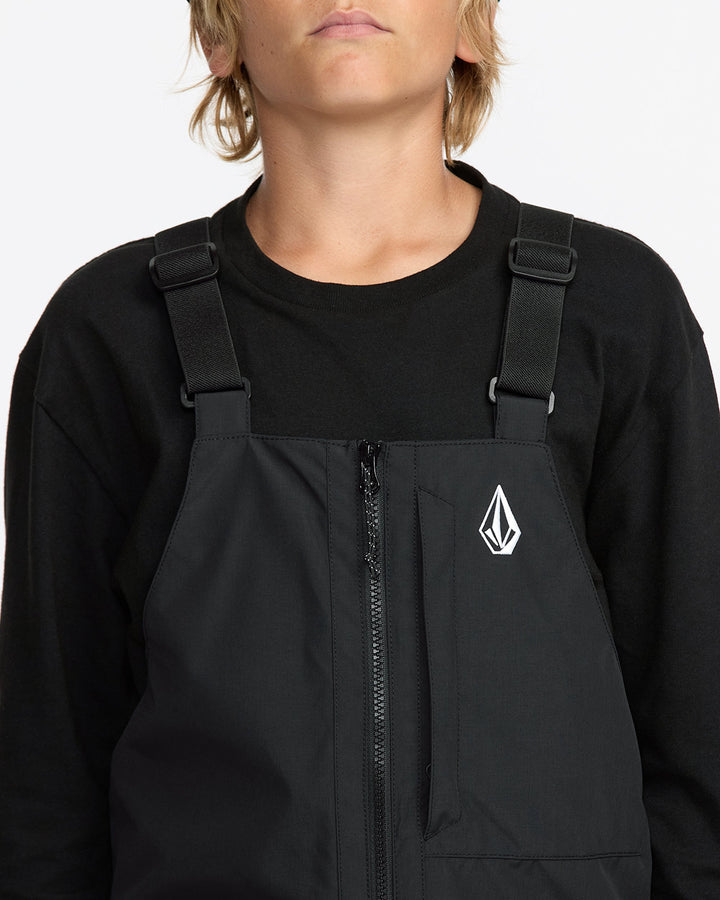 Volcom Barkley Ins Overall Youth Snow Bib 2026 | Black