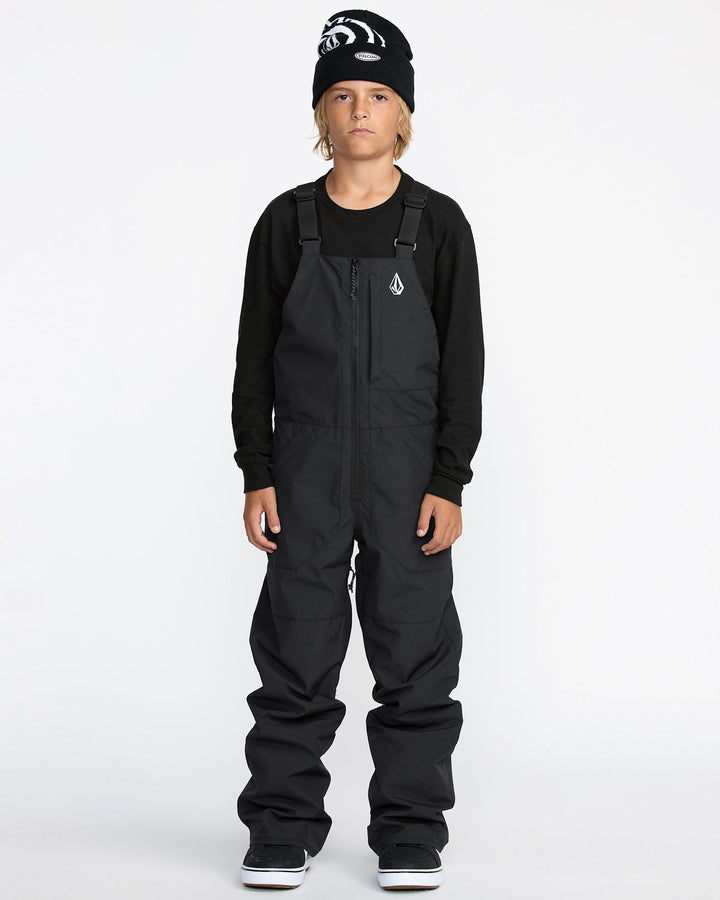 Volcom Barkley Ins Overall Youth Snow Bib 2026 | Black