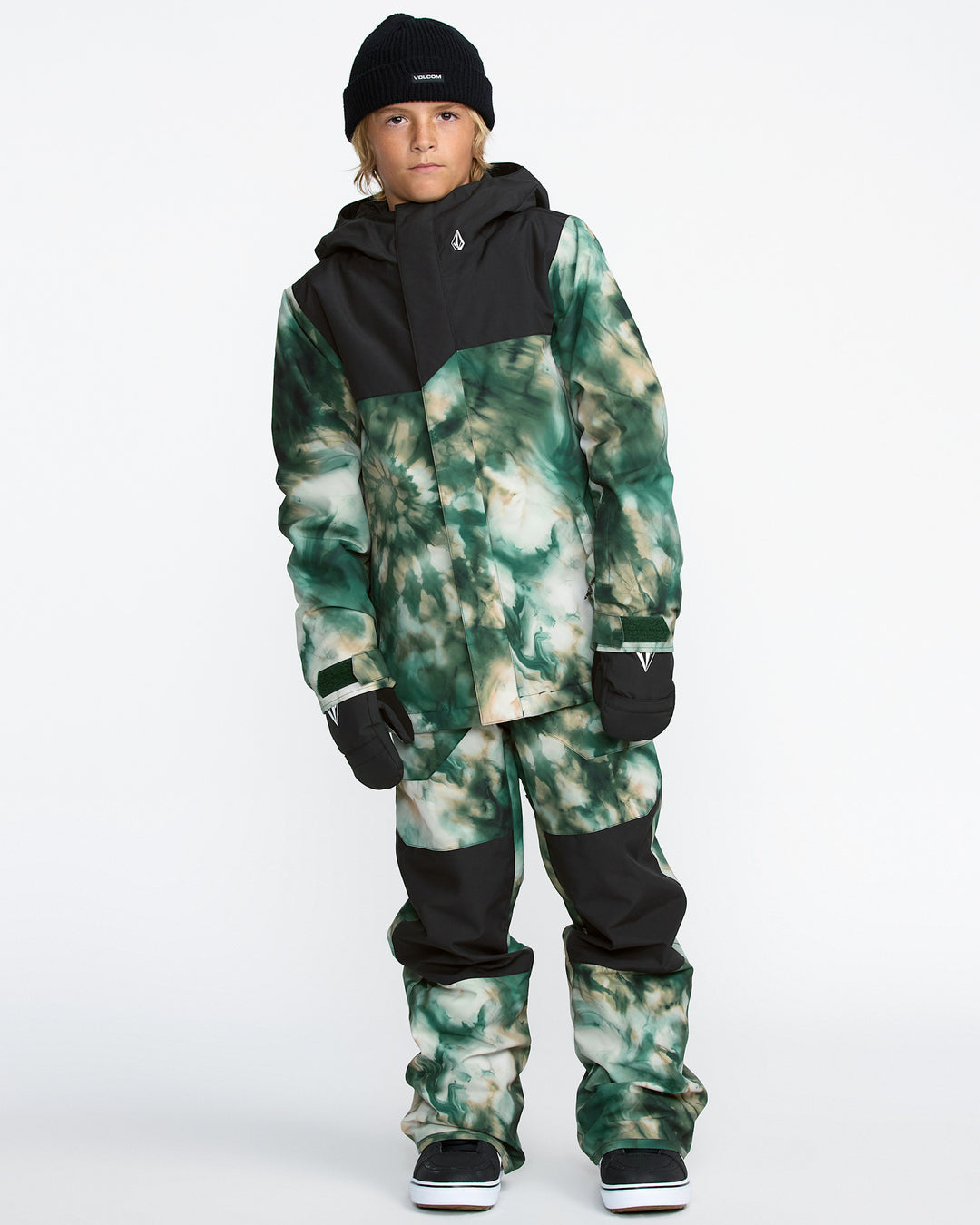 Volcom Barkley Ins Overall Youth Snow Bib 2026 | Green