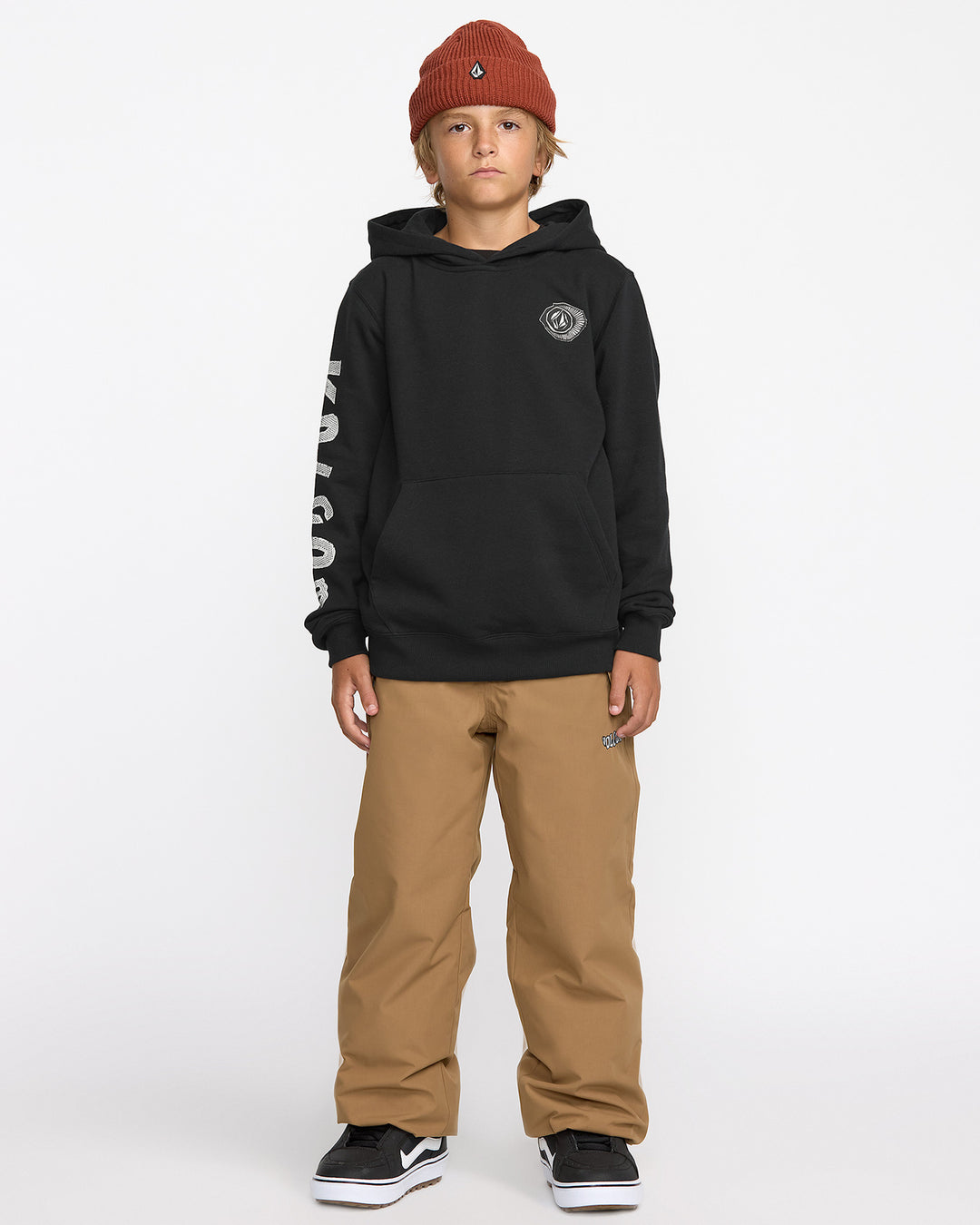 Volcom Youth Essential Hoodie (Youth) 2026 | Black
