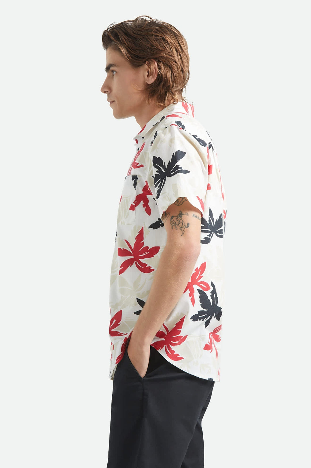 Brixton Charter Print Short Sleeve Woven (Men&