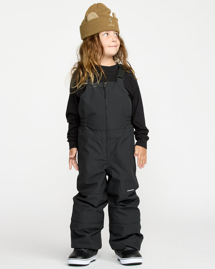 Volcom Little Flurry Ins Overall Toddler Snow Bib 2026 | Black