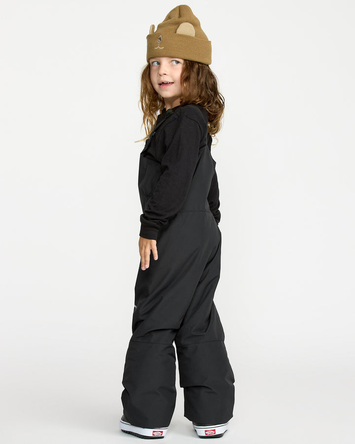 Volcom Little Flurry Ins Overall Toddler Snow Bib 2026 | Black