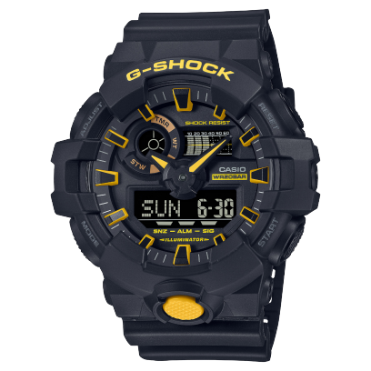 G-Shock GA-700 Series GA-700CY-1A | Black/Yellow