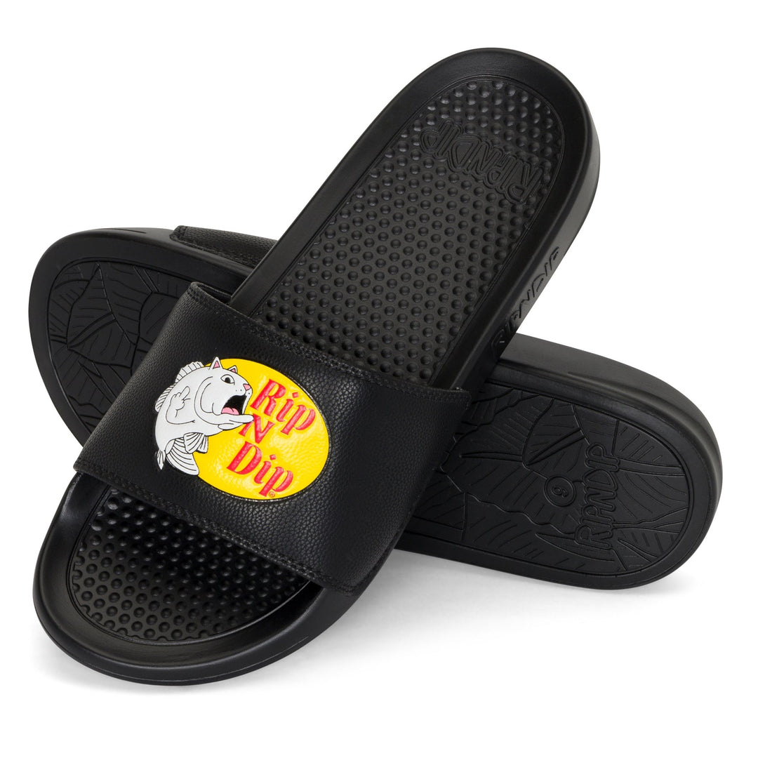 Rip N Dip Slides Cat Fish (Mens) | Black