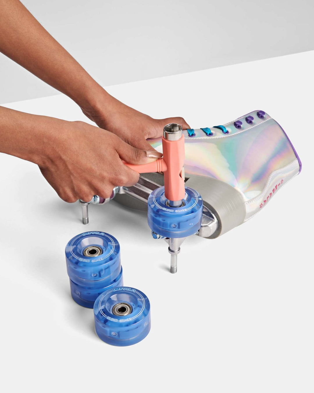 Impala Light Up Wheel 4Pk | Blue