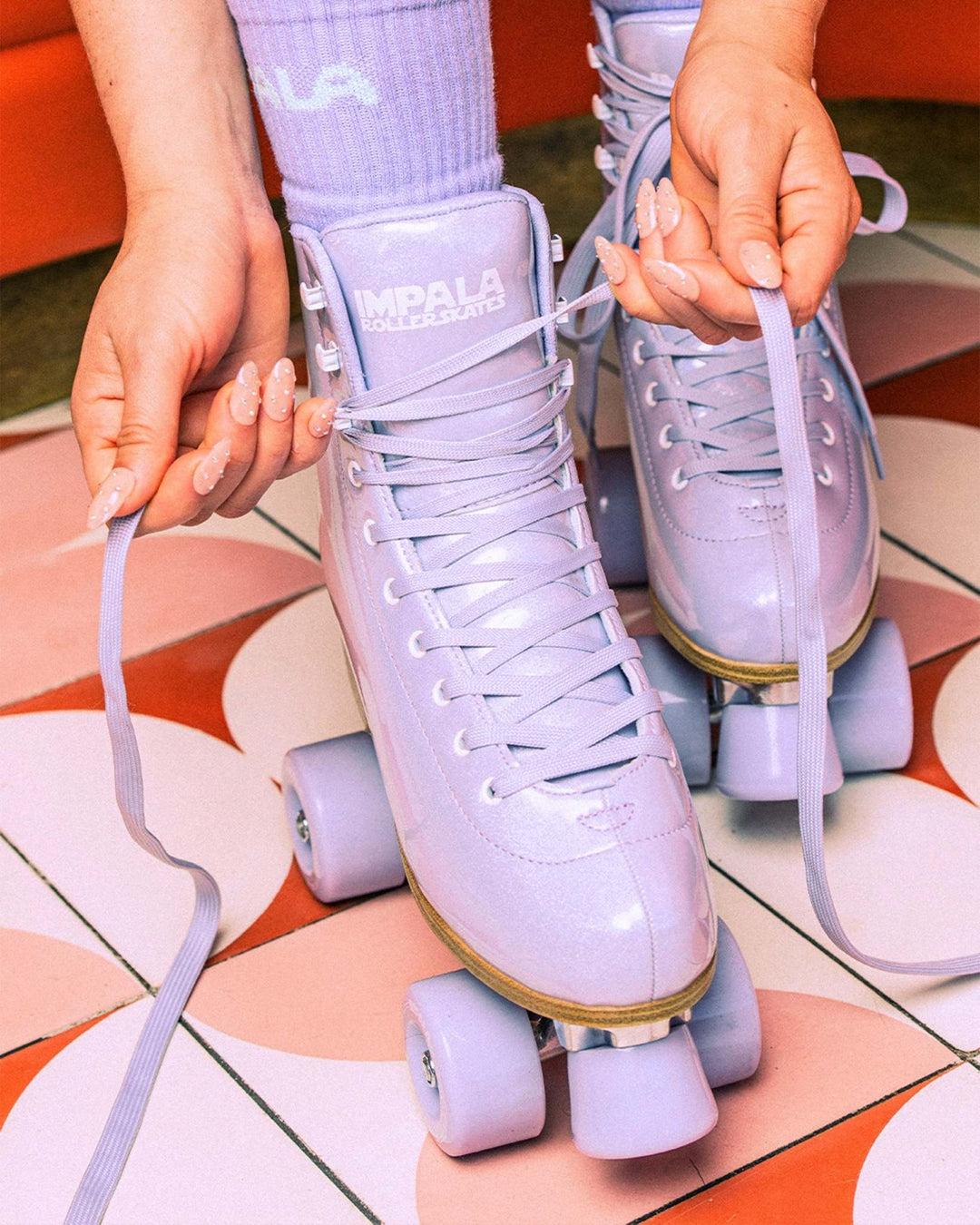 Impala Quad Skate | Lilac Glitter