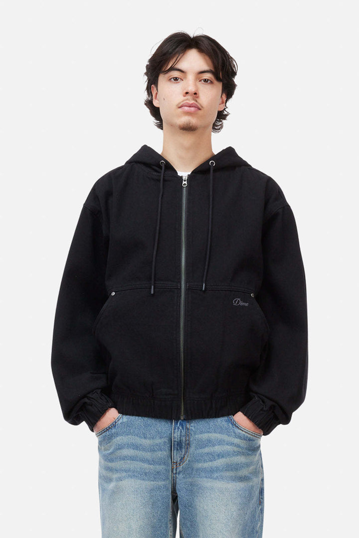 Dime Hooded Denim Jacket (Men&