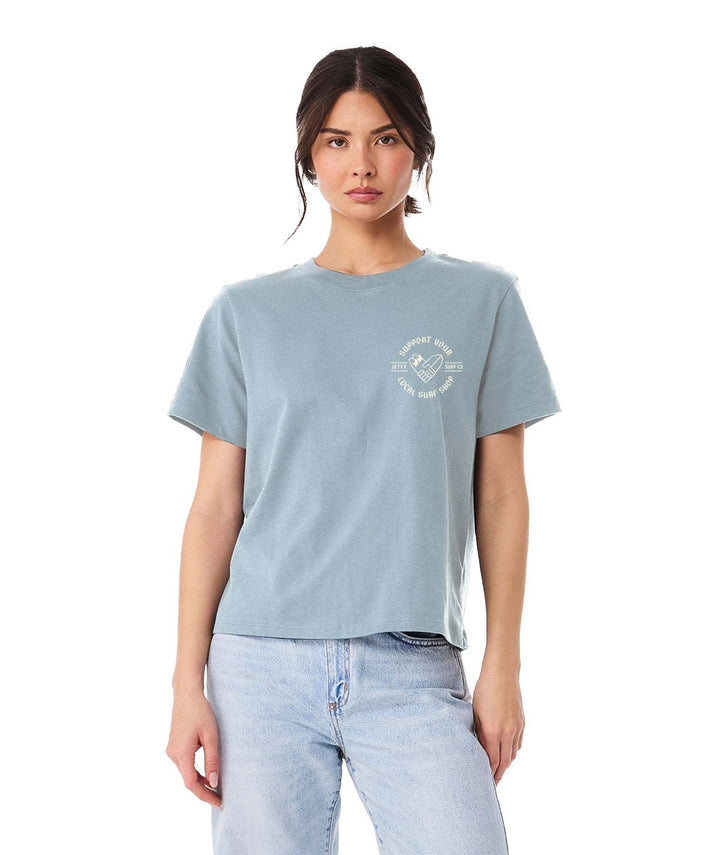 Jetty Surf Shop Day Tee (Women&