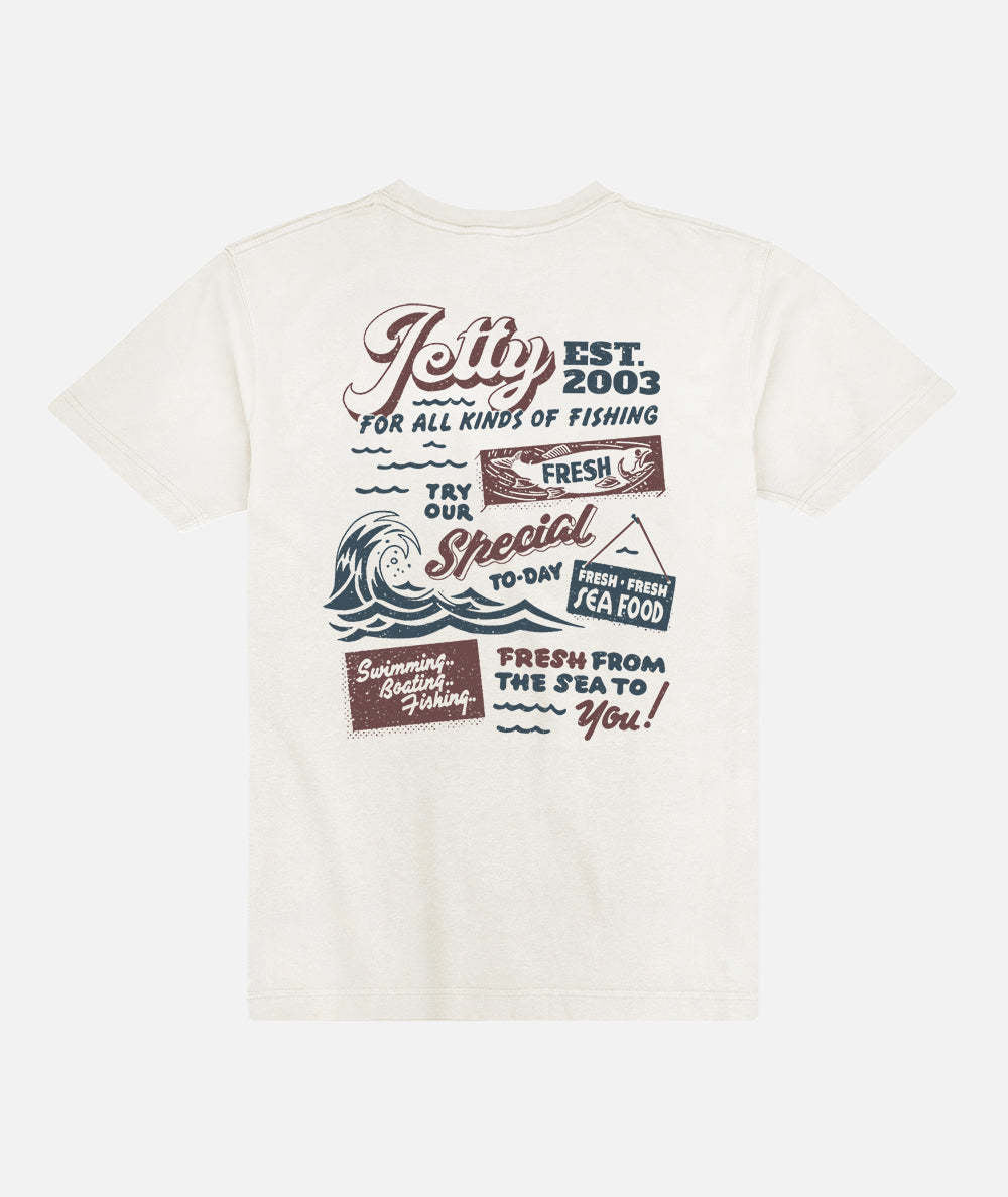 Jetty Fresh Catch Pocket Tee (Men&