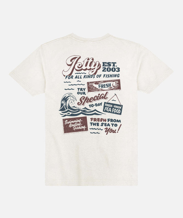 Jetty Fresh Catch Pocket Tee (Men&
