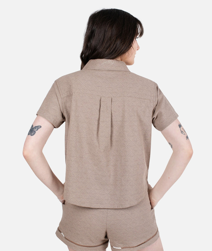 Jetty Cape Cod Jacquard Shirt Tee (Women&