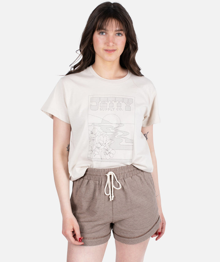 Jetty Dune Short (Womens) | Brown