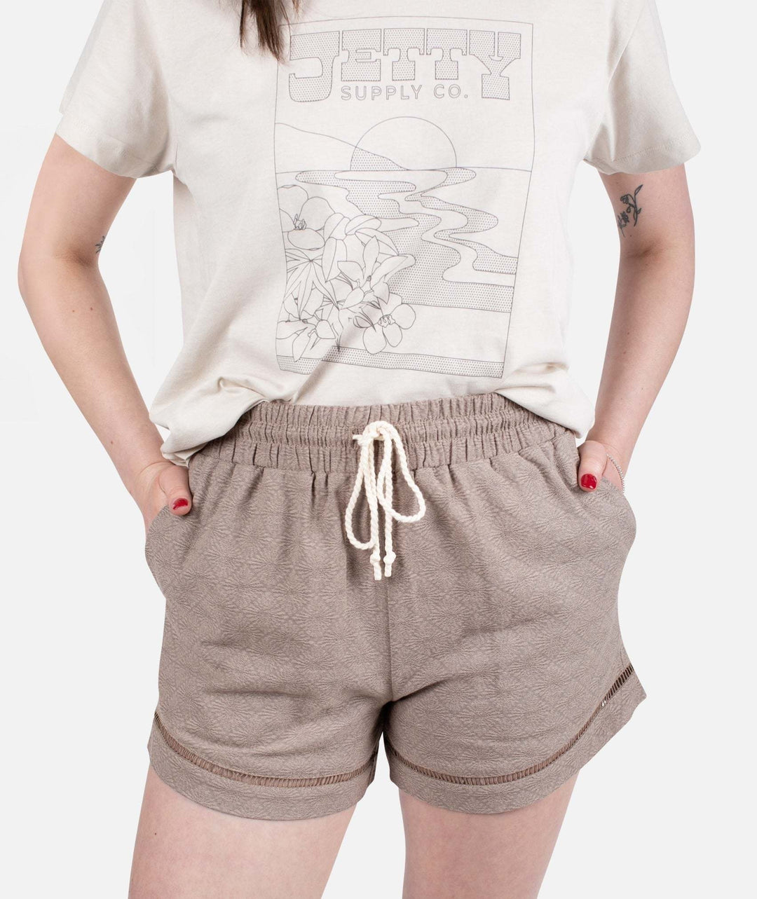 Jetty Dune Short (Womens) | Brown