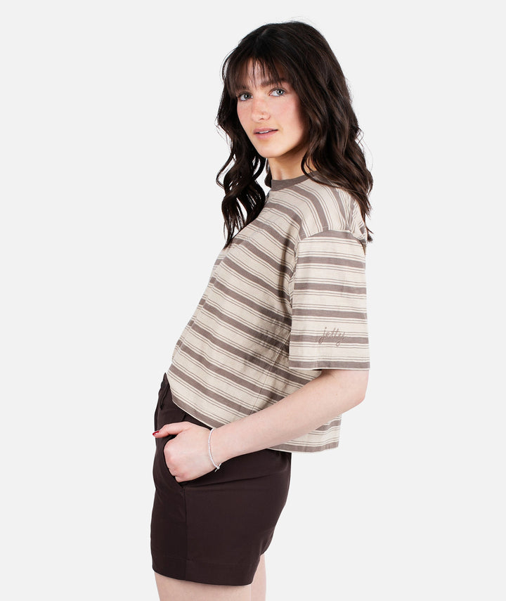 Jetty Avalon Striped Tee (Women&