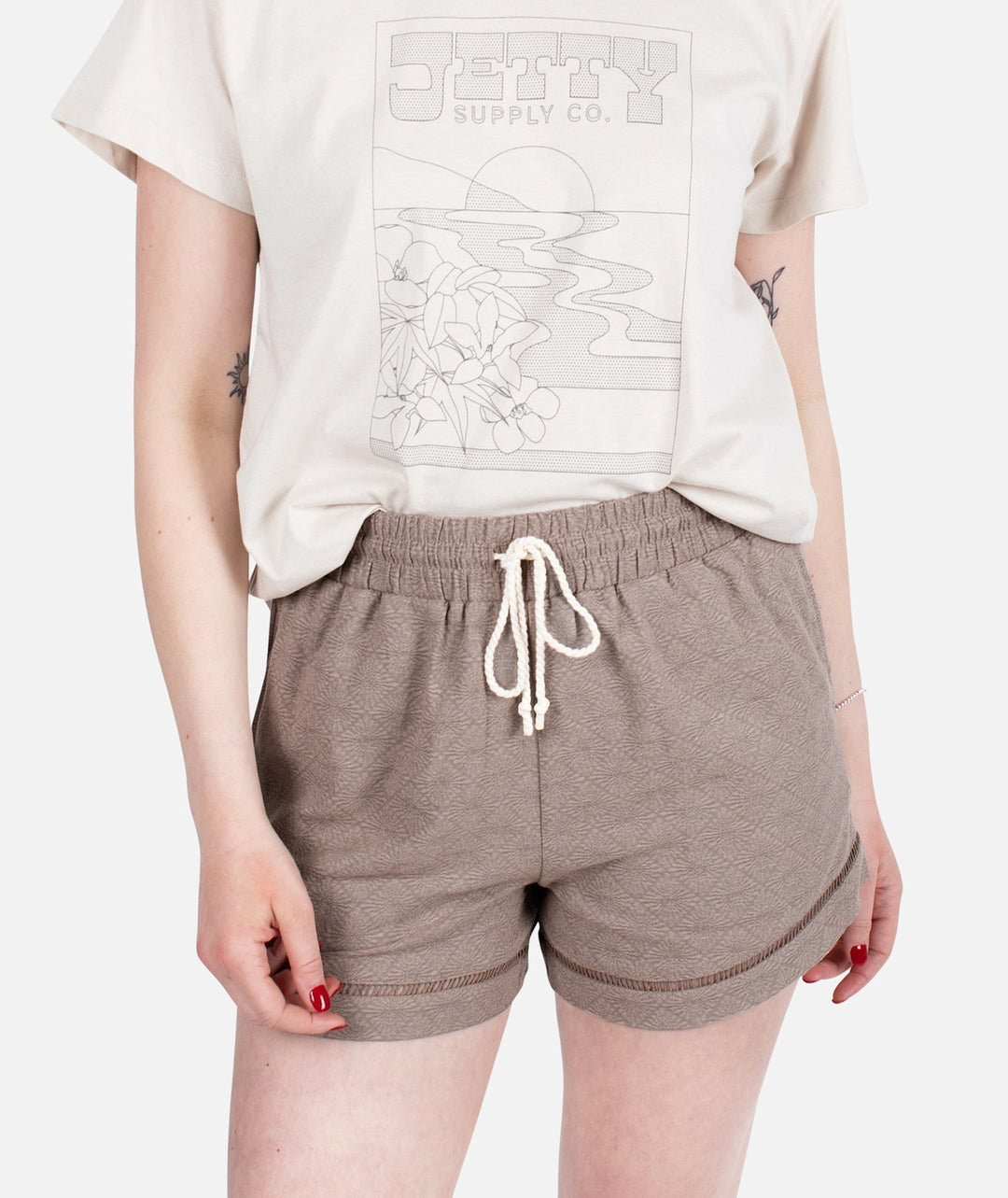Jetty Dune Short (Womens) | Brown