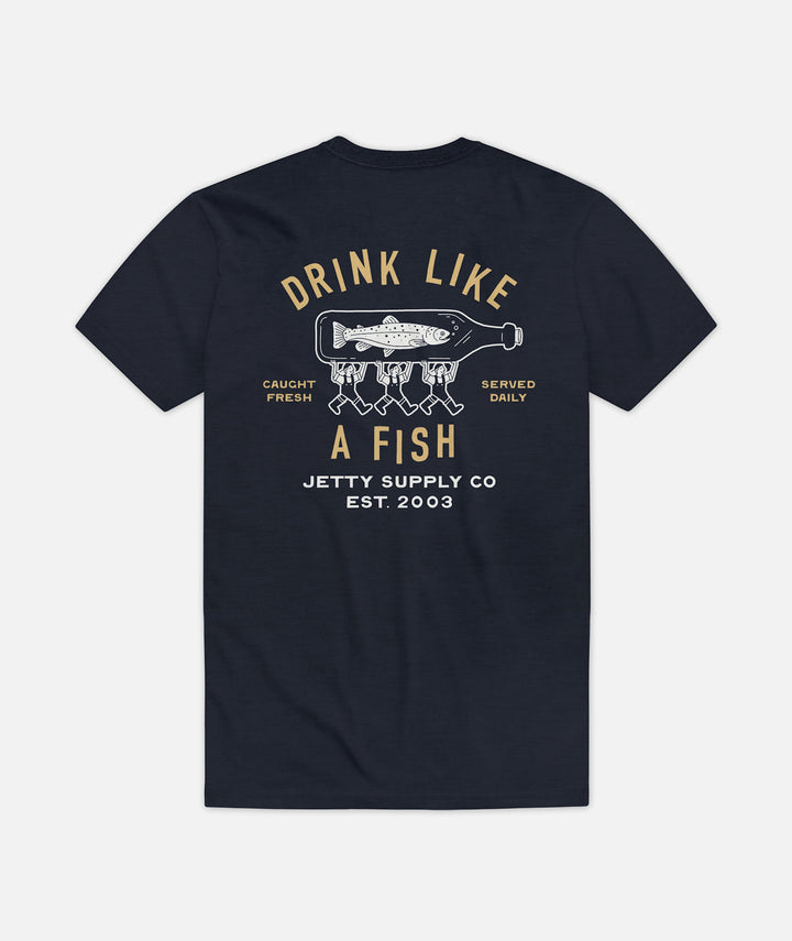 Jetty Bottle Service Tee (Men&