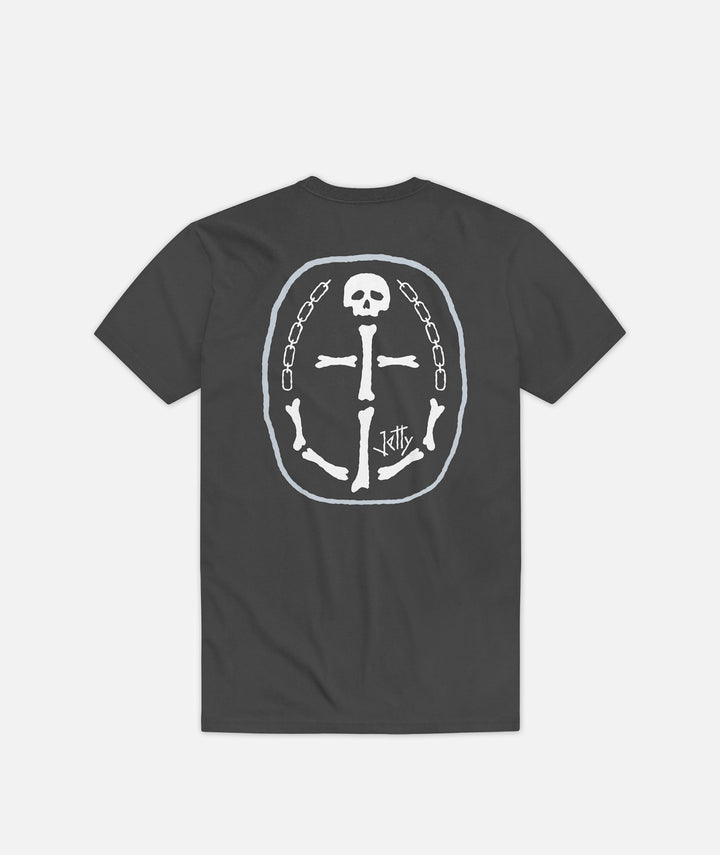Jetty Davy Tee (Youth) | Charcoal