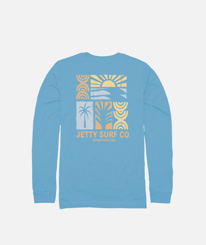 Jetty Retreat UV Long-Sleeve (Youth) | Blue