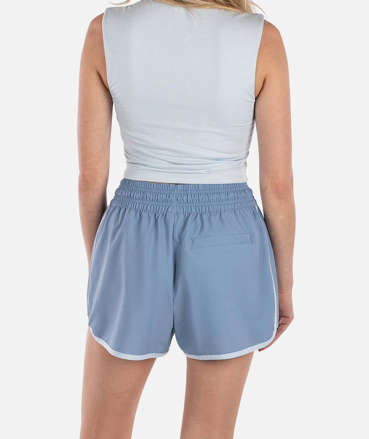 Jetty Ventnor Hybrid Short (Womens) | Blue