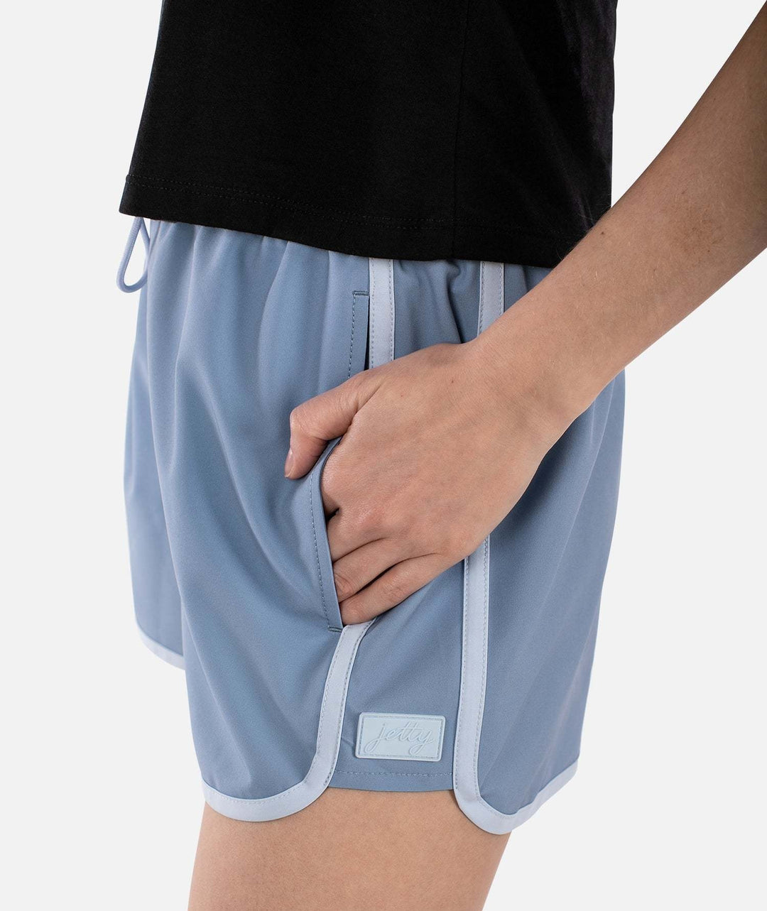 Jetty Ventnor Hybrid Short (Womens) | Blue