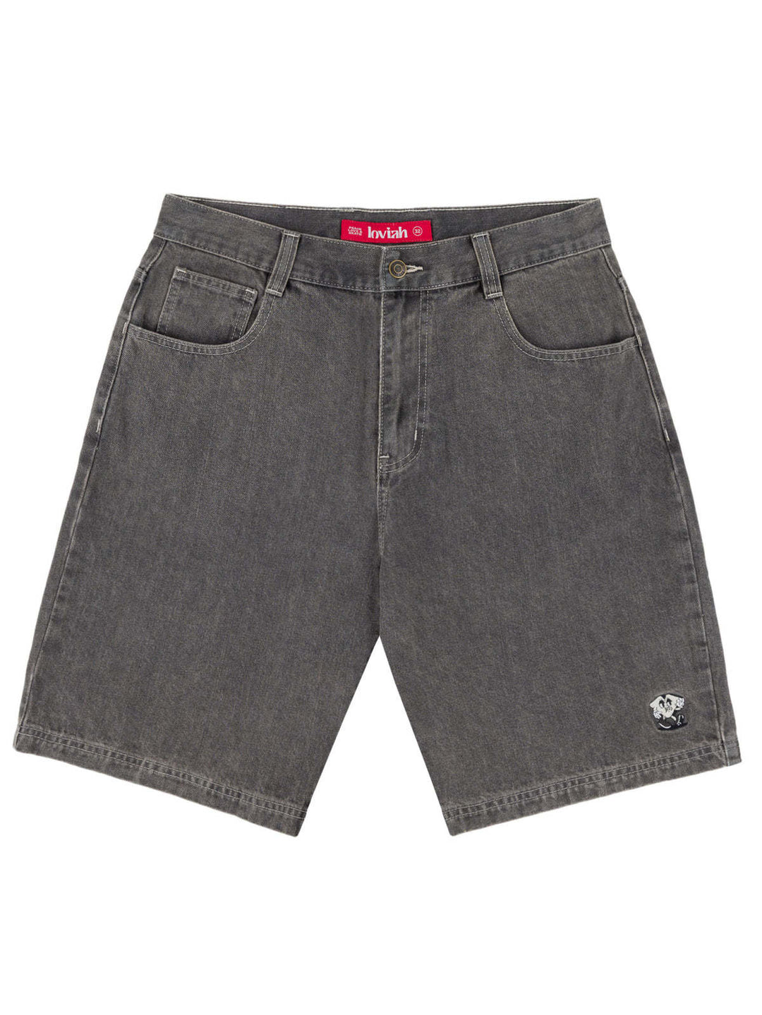 Loviah Jhorts (Mens) | Grey Stonewash