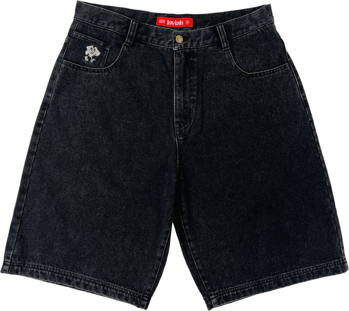 Loviah Jhorts Denim Shorts (Mens) | Black Denim