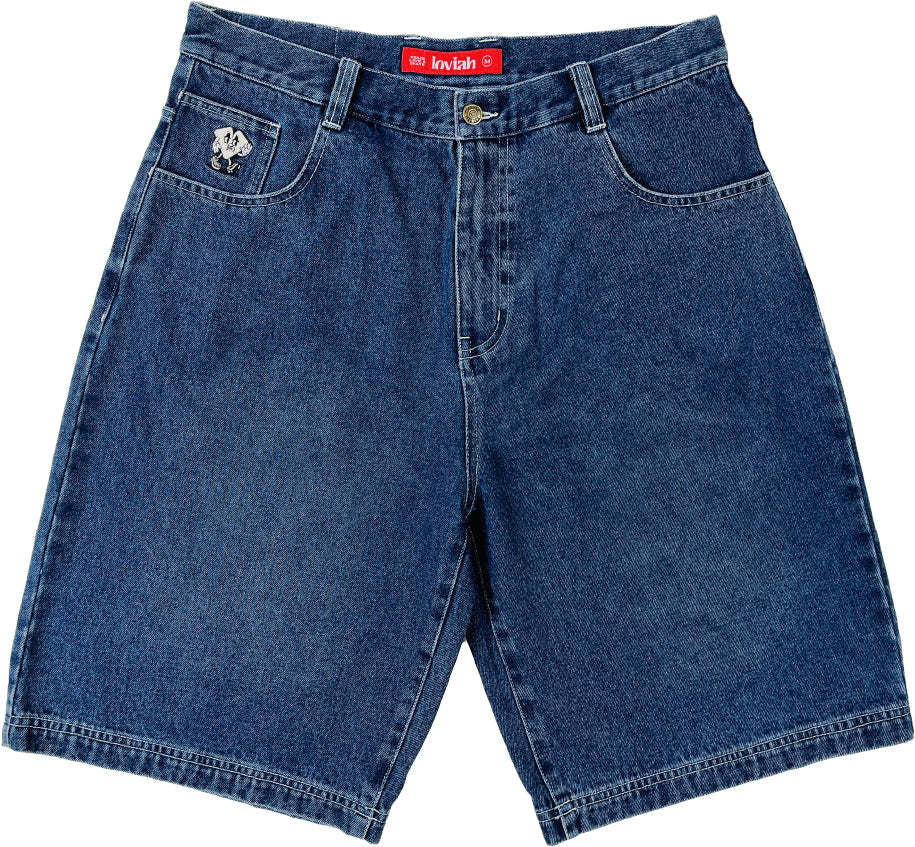 Loviah Jhorts Denim Shorts (Mens) | Indigo Medium Wash