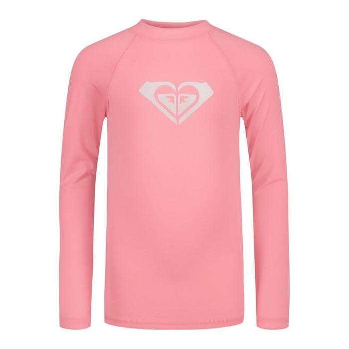 Roxy Whole Hearted Long-Sleeve Rashguard (Youth) | Plumeria
