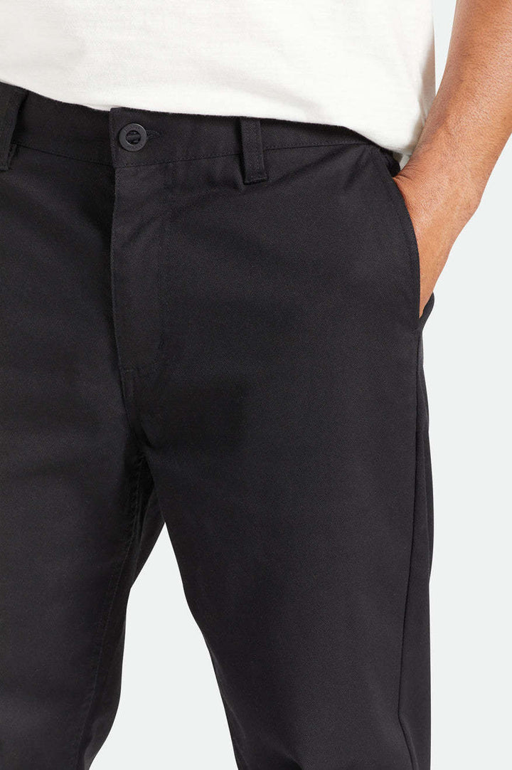 Brixton Choice Chino Relaxed Pant (Mens) | Black
