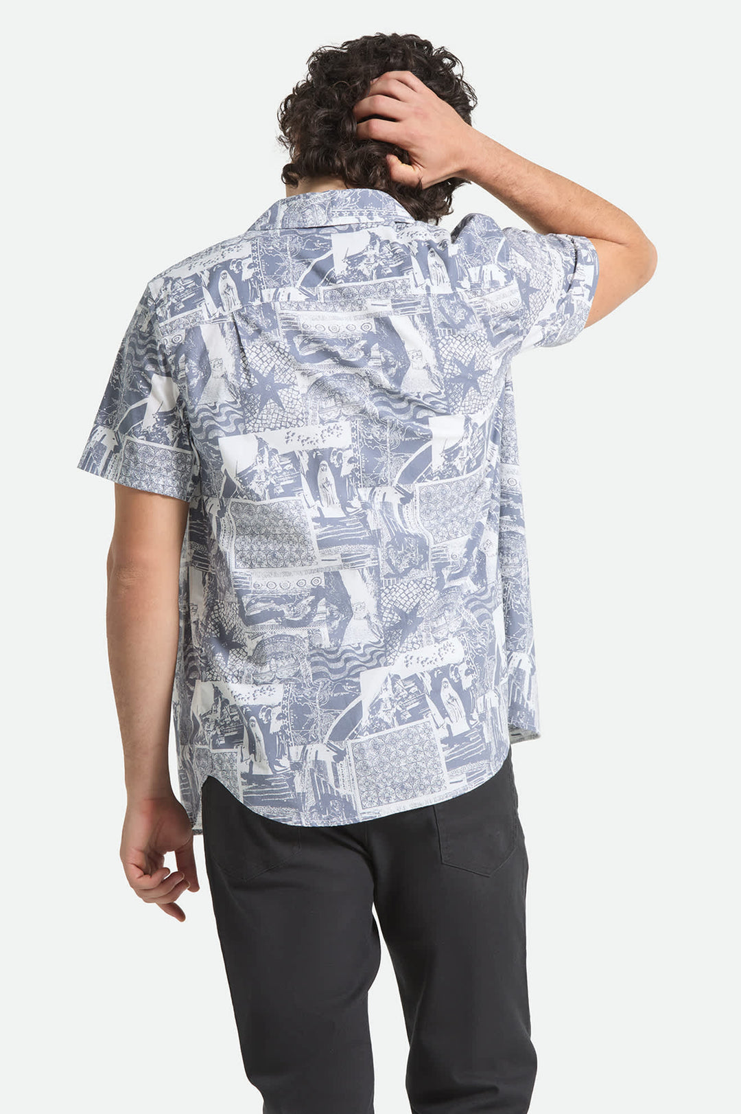 Brixton Charter Print Short Sleeve Woven (Men&