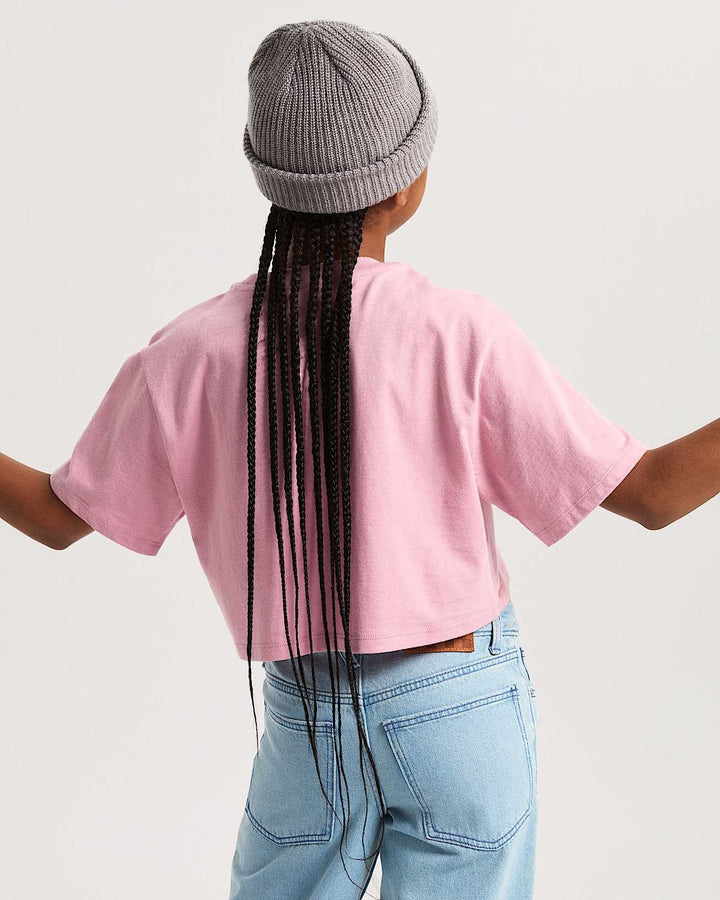 Vans Archived Crop Ss (Youth) | Pink Dawn