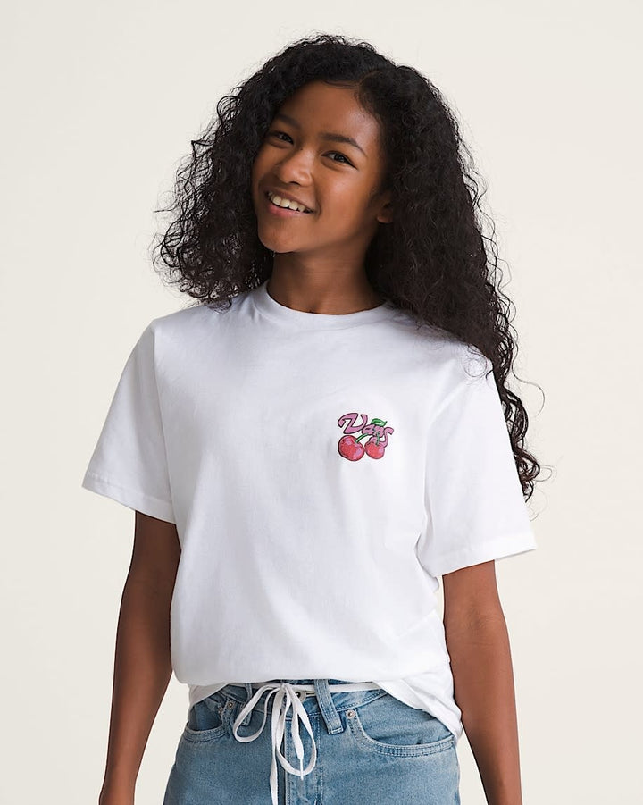 Vans Cherry Shack Ss (Youth) | White