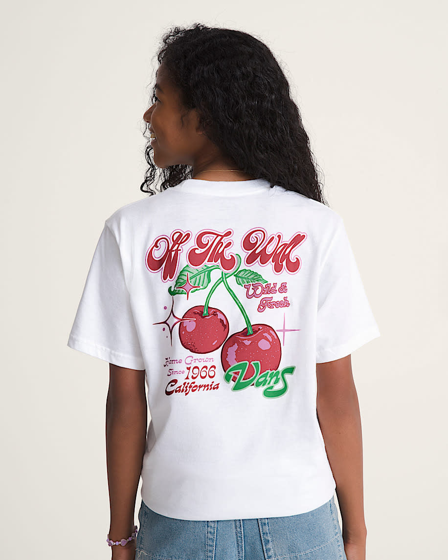 Vans Cherry Shack Ss (Youth) | White