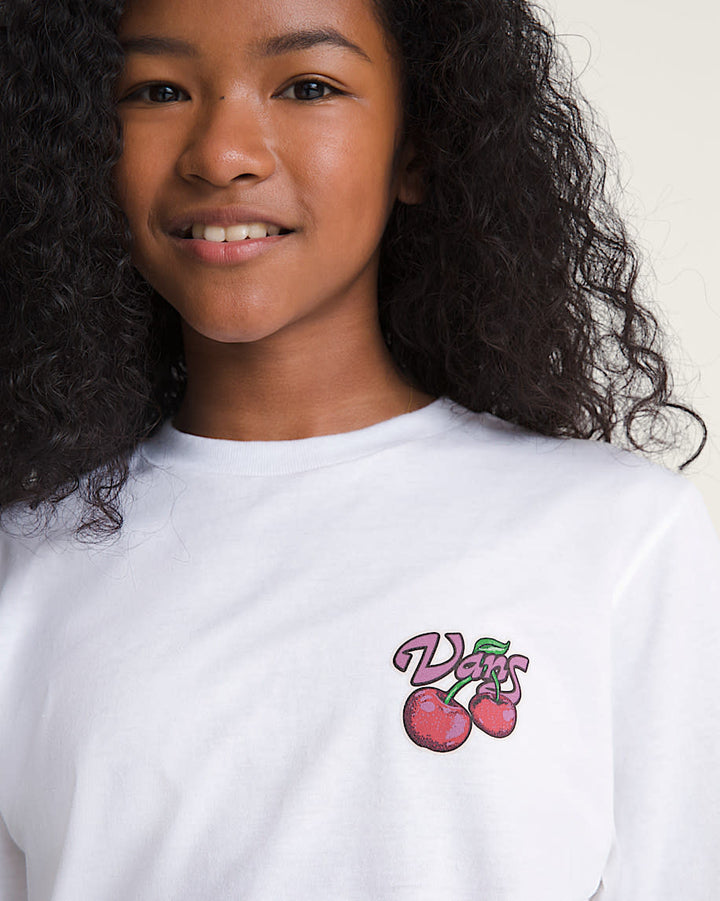 Vans Cherry Shack Ss (Youth) | White