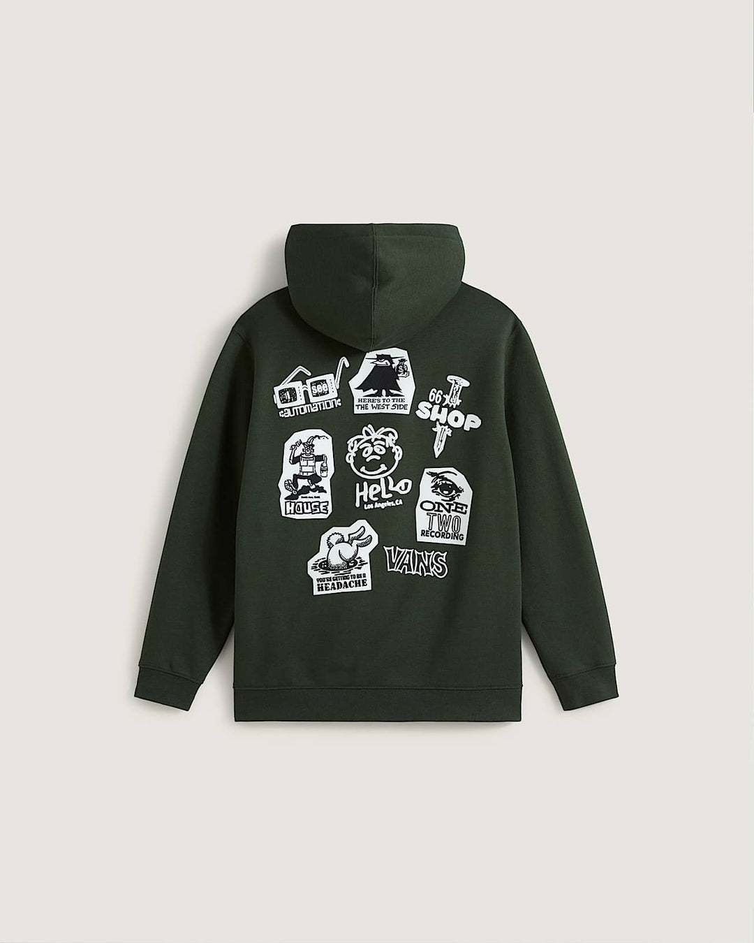 Vans Classified Full Zip (Youth) | Dried Kelp