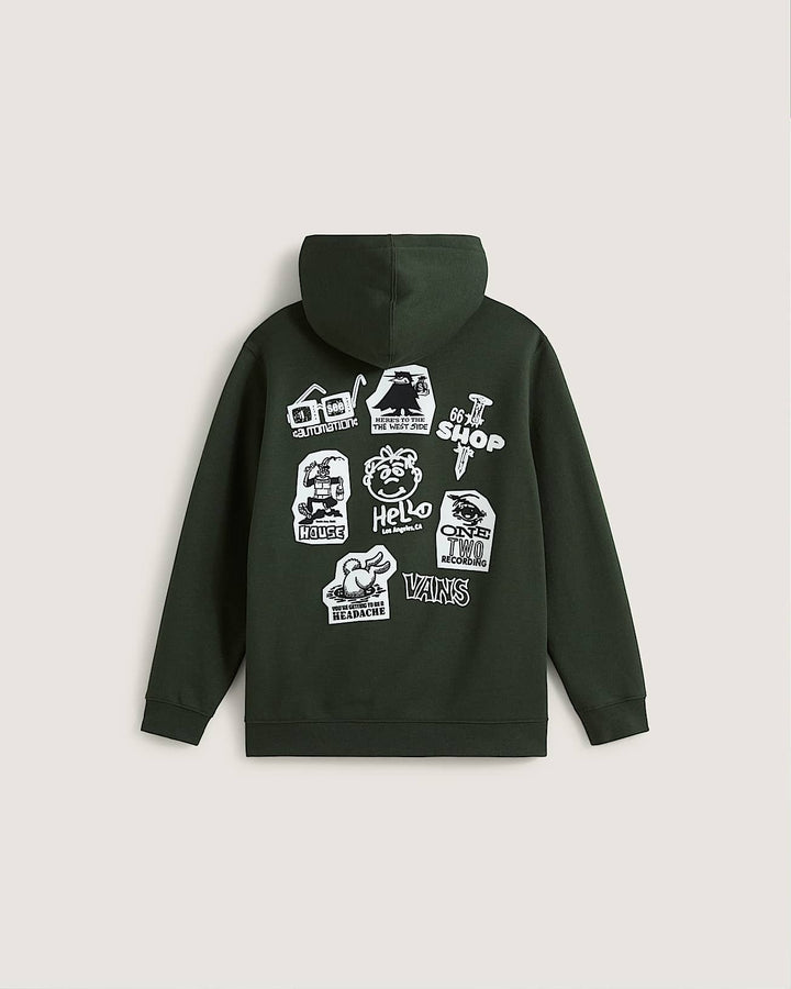 Vans Classified Full Zip (Youth) | Dried Kelp