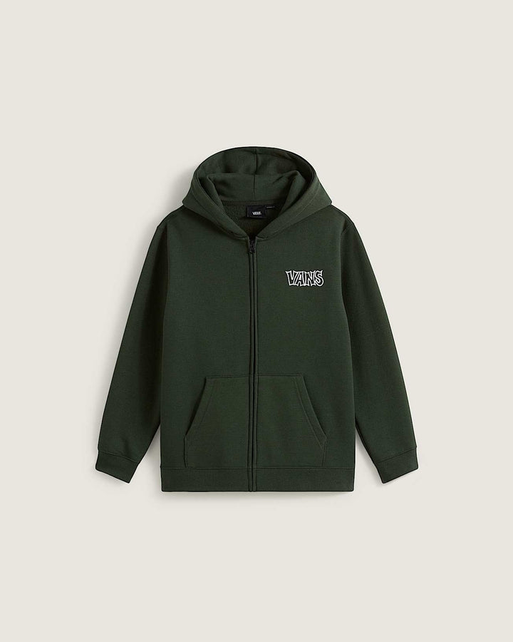 Vans Classified Full Zip (Youth) | Dried Kelp