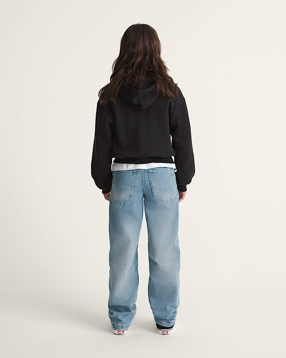 Vans Sirelle Puddle Pants (Youth) | Stonewash Blue