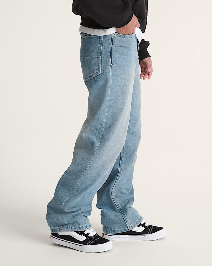 Vans Sirelle Puddle Pants (Youth) | Stonewash Blue