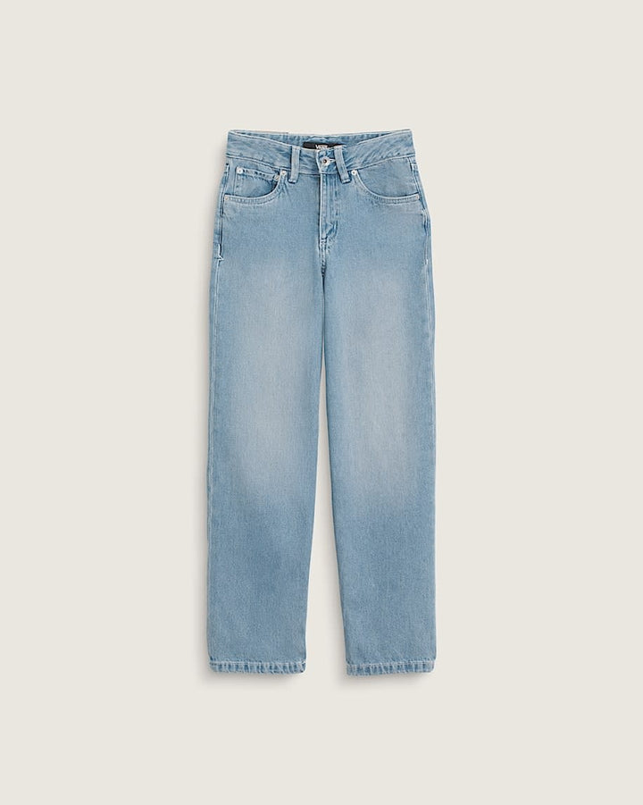 Vans Sirelle Puddle Pants (Youth) | Stonewash Blue