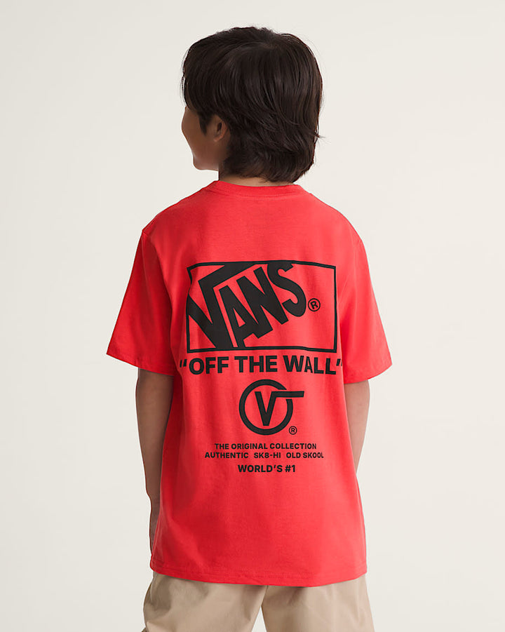 Vans Stacked Hi Ss (Youth) | Crimson Haze