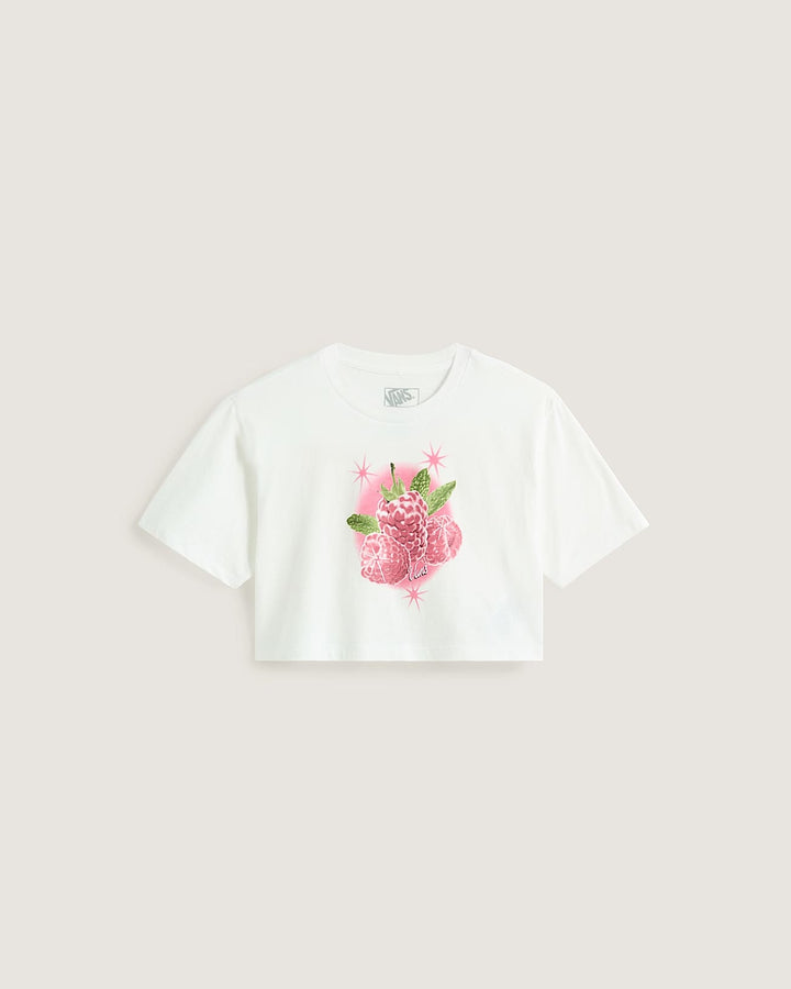 Vans Star Berries Crop Ss (Youth) | White