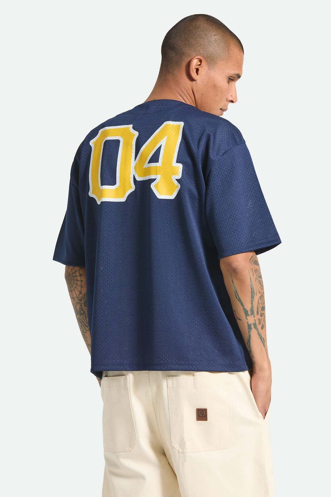 Brixton The Brixton Mesh Baseball Jersey Tee (Men&
