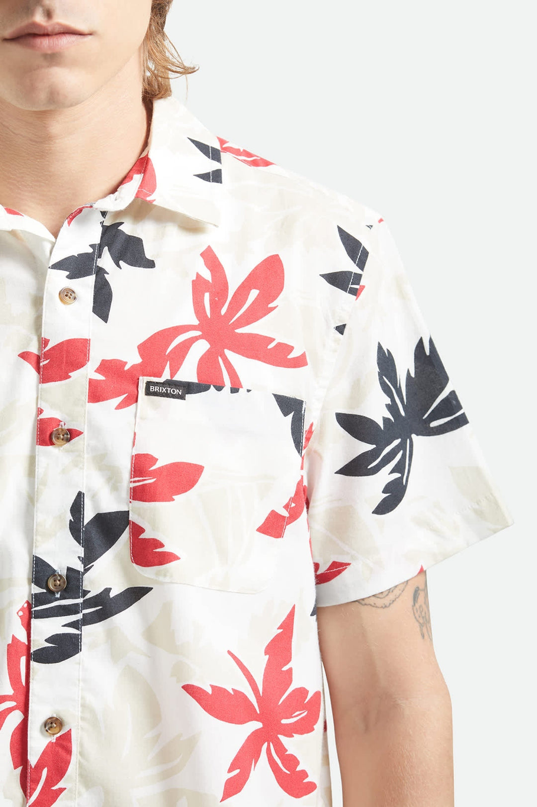 Brixton Charter Print Short Sleeve Woven (Men&