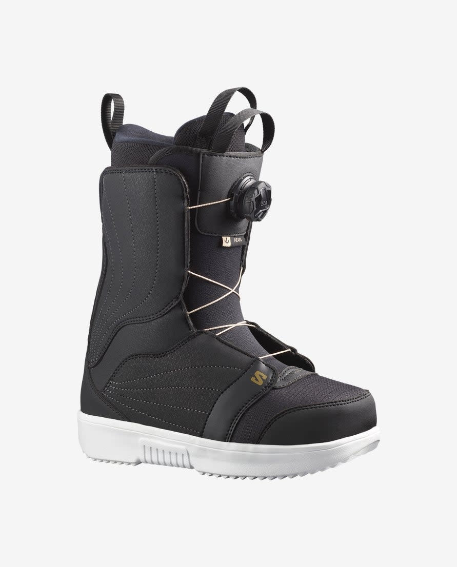 Salomon Womens Pearl Boa W24 | Black/White/Gold