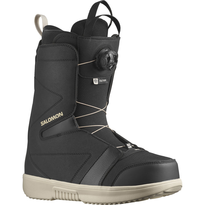Salomon Faction Boa Boots (Mens) 2026 | Black/Black/Rainy Day