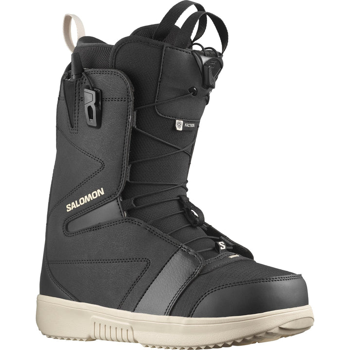 Salomon Faction  Boots (Mens) 2026 | Black/Black/Rainy Day