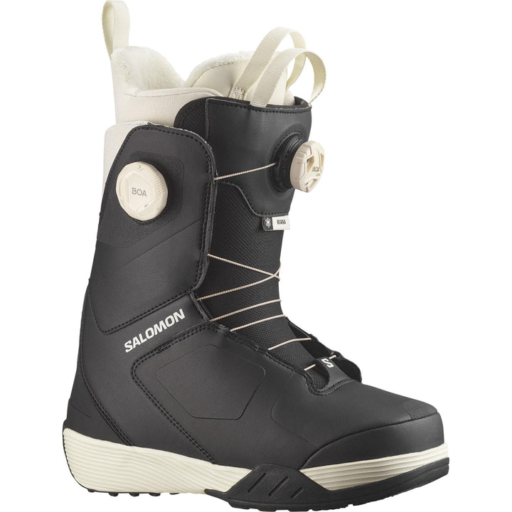 Salomon Kiana Dual Boa Boots (Womens) | Black/Black/Vanilla Ice
